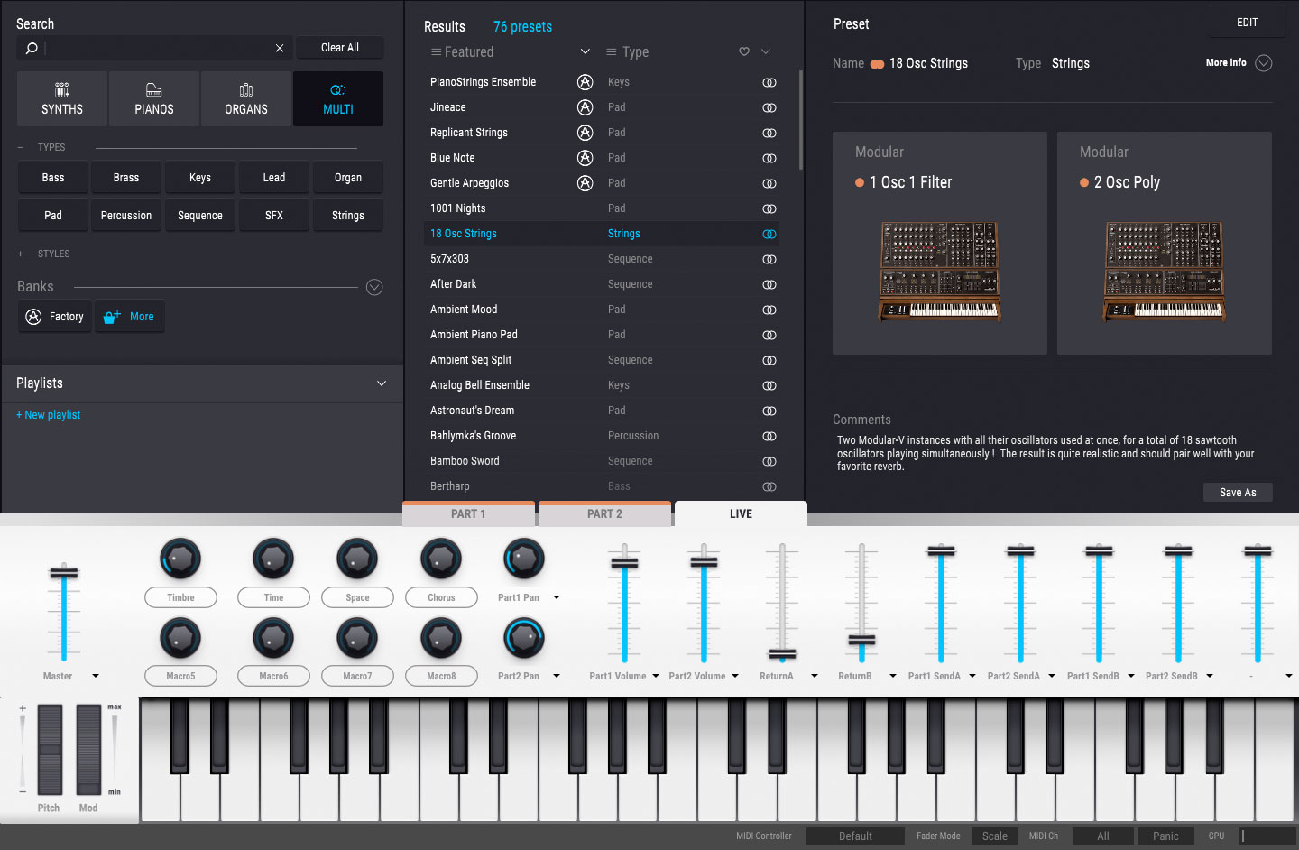 Arturia Analog Lab 5.7.3 download the new version for apple